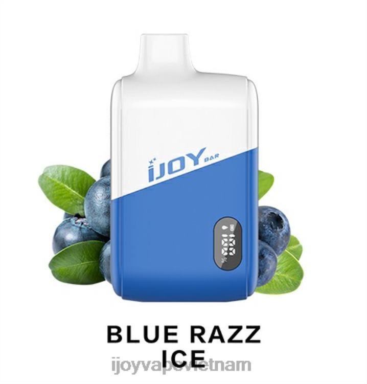 iJOY Vape Order Online - iJOY Bar IC8000 dùng một lần 6Z0P6179 băng razz xanh